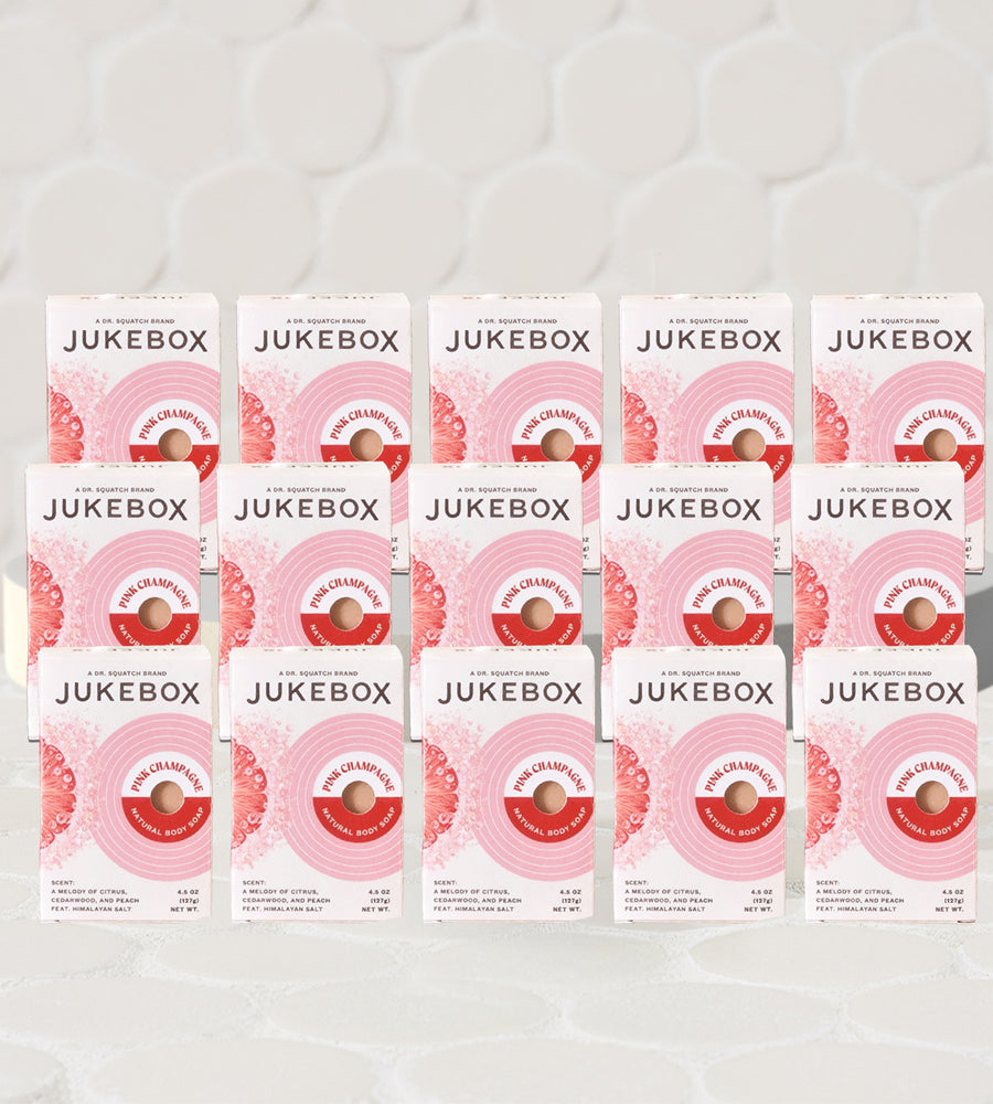 Pink Champagne Soap Favor Set