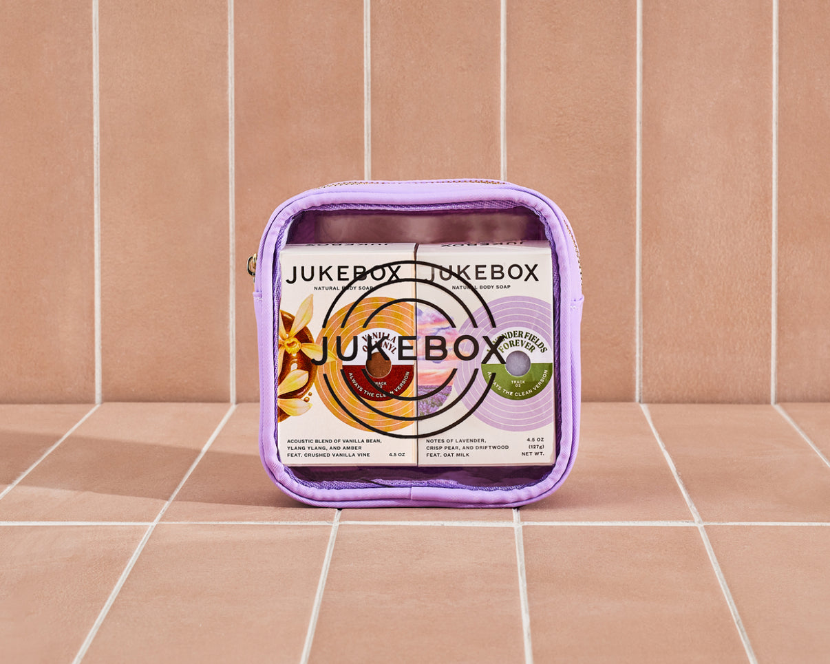 Small Purple Cosmetic Bag Jukebox