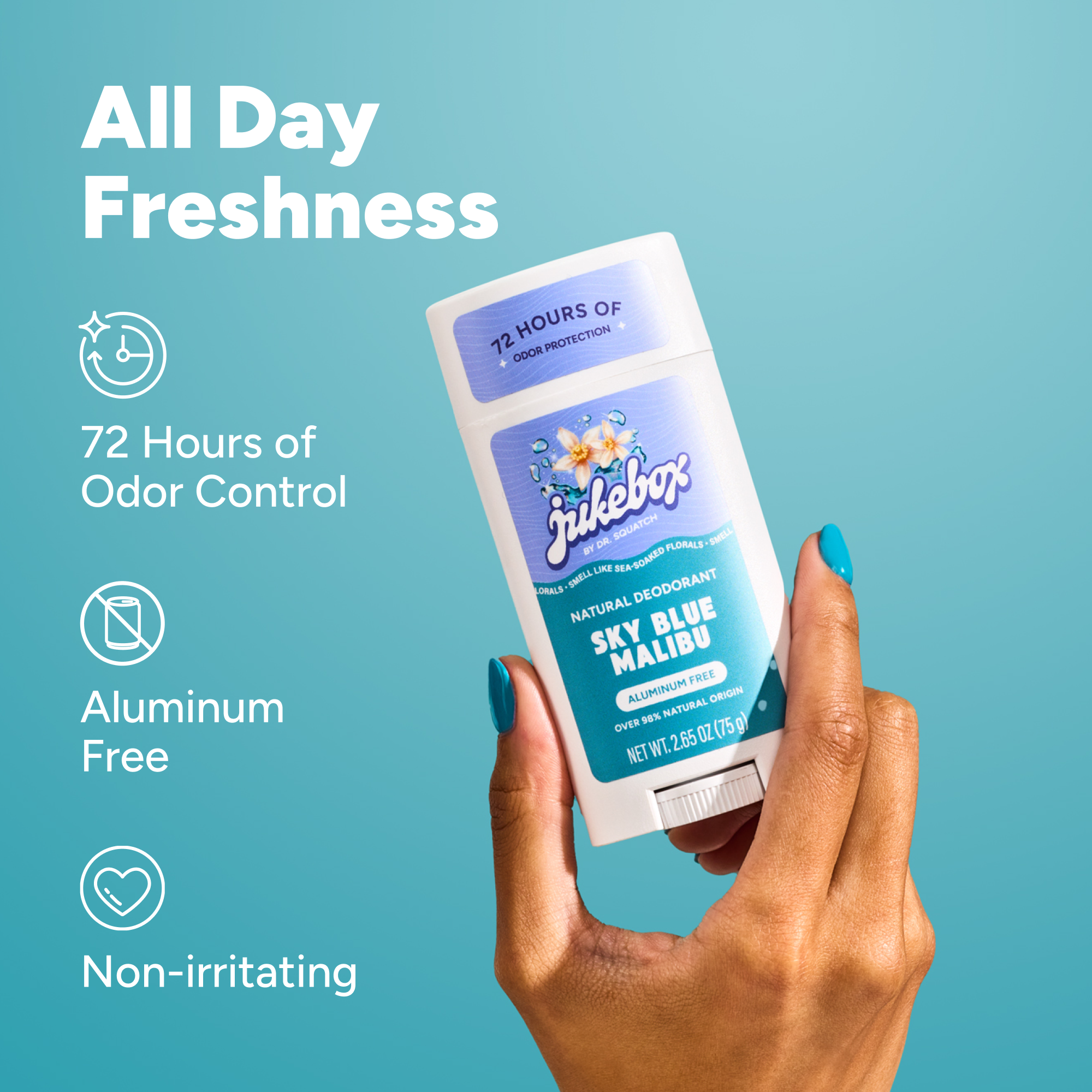 Sky Blue Malibu Deodorant