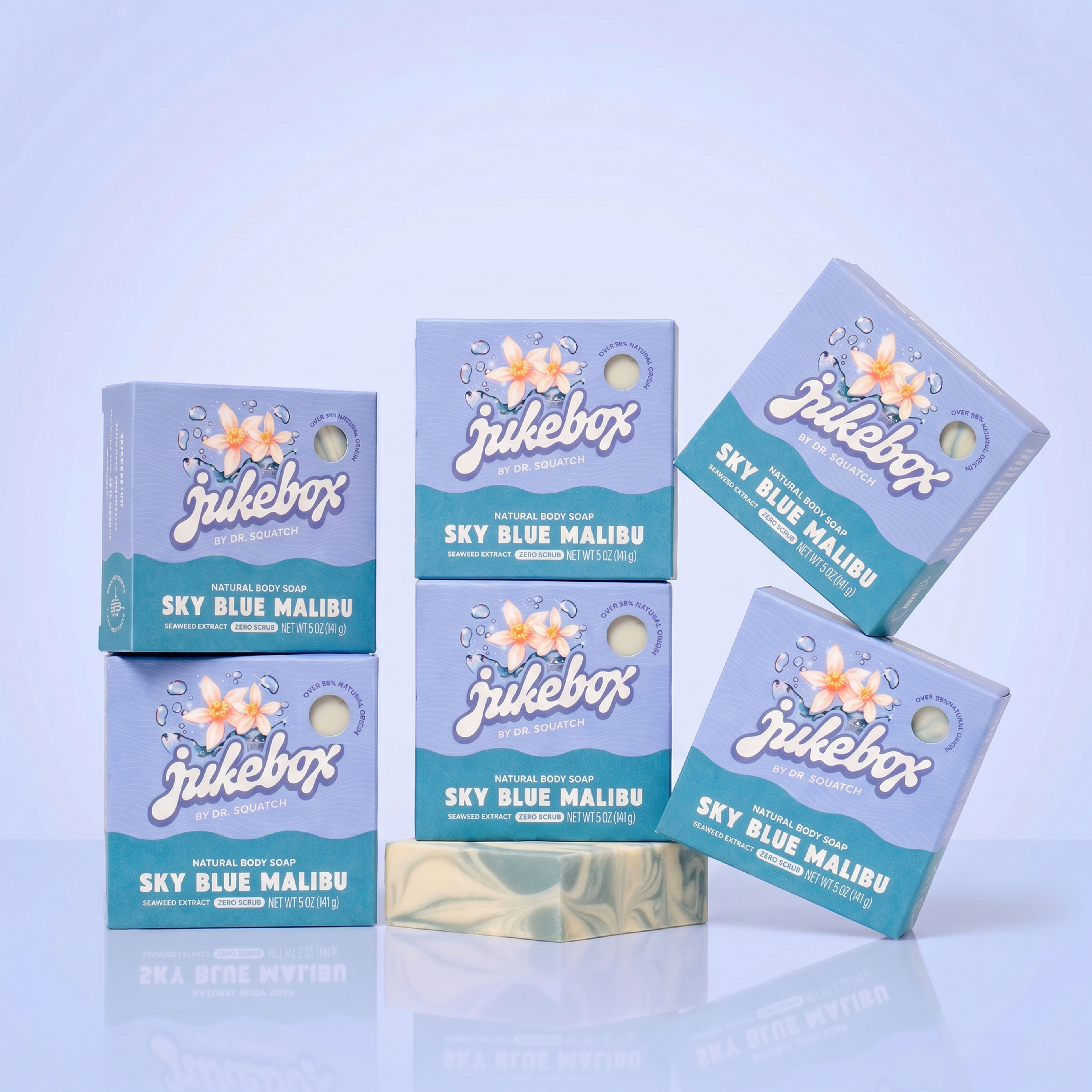 Sky Blue Malibu Body Soap (6-Pack)