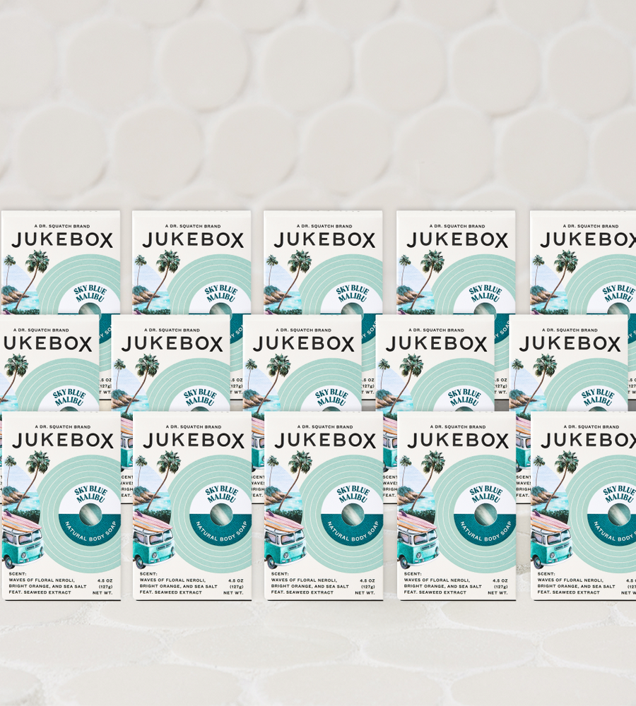 Sky Blue Malibu Soap Favor Set