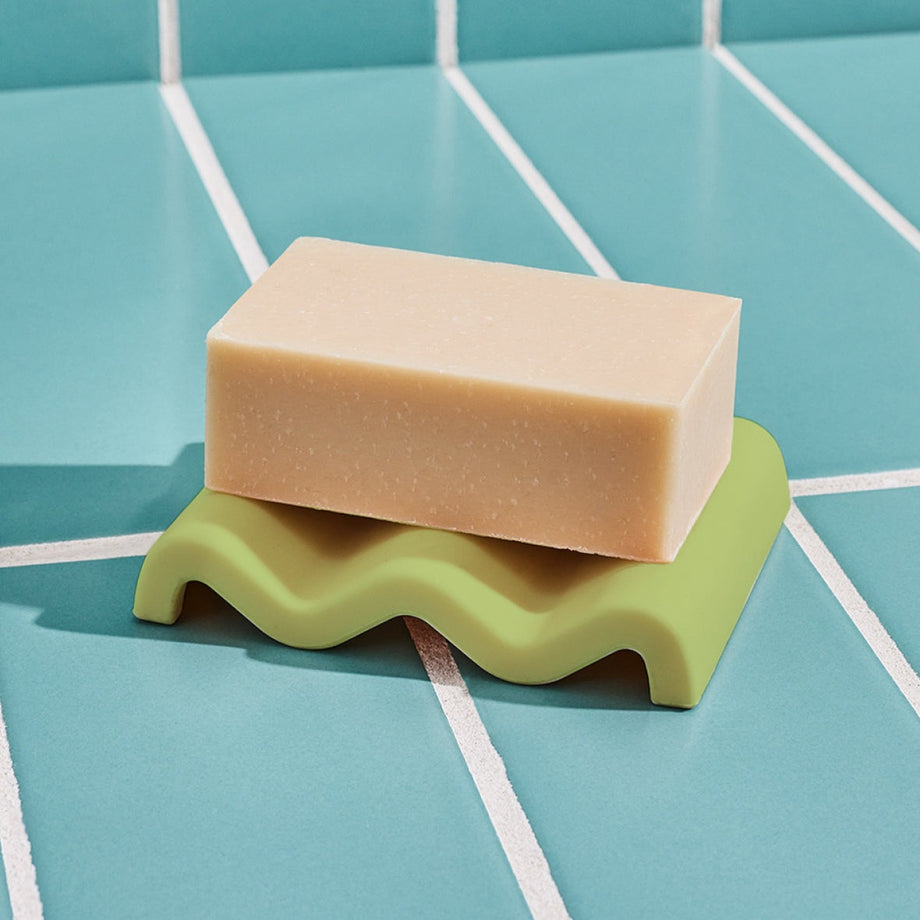Green Wavy Dish