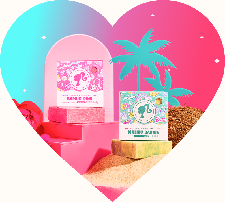 Malibu Barbie and Barbie Pink soaps